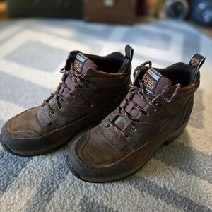 Ariat Women’s Brown Terrain H2O Waterproof Lace Up Work Shoes 8.5